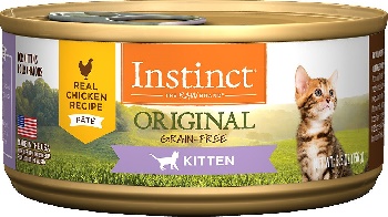 Instinct Original Kitten Grain-Free Pate Real Chicken Recipe Wet Cat Food