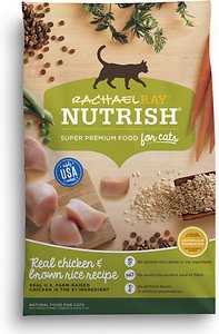 Rachael Ray Nutrish Natural Chicken & Brown Rice Recipe Dry Cat Food