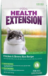 Health Extension Chicken & Brown Rice Recipe Dry Cat Food