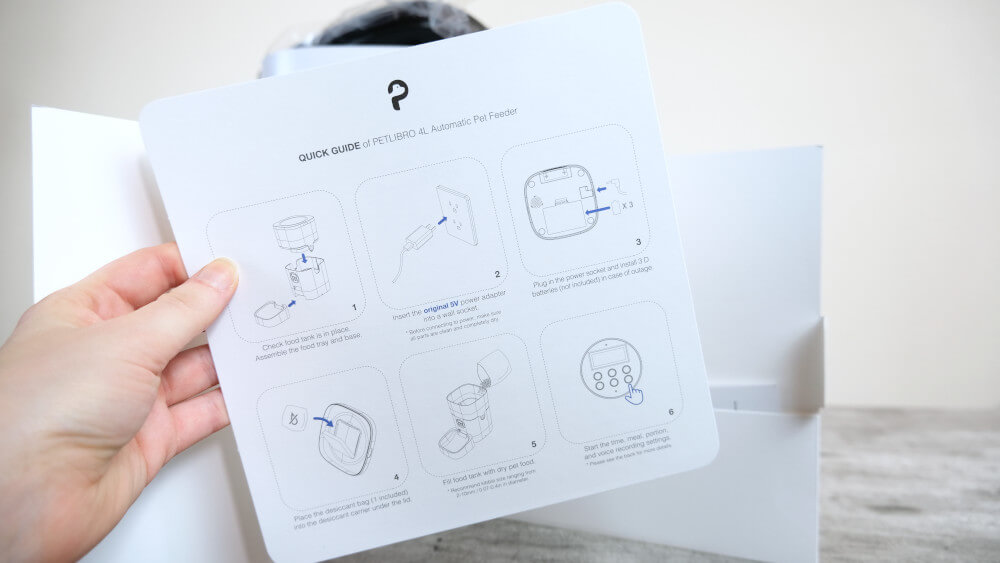 Petlibro automatic cat feeder review instructions