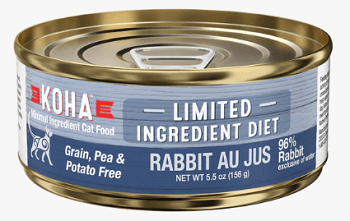 Koha Limited Ingredient Diet Rabbit Au Jus for Cats