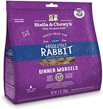 Stella & Chewy’s Freeze-Dried Raw Absolutely Rabbit Dinner Morsels