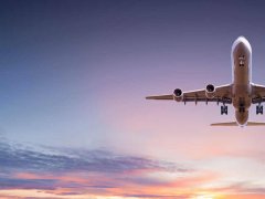 aeroplane in the sky