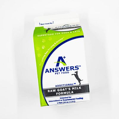 Answers Pet Food Fermented Raw Goat Milk