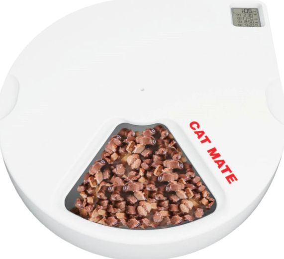 Cat Mate C500 Digital 5-Meal Automatic Cat Feeder